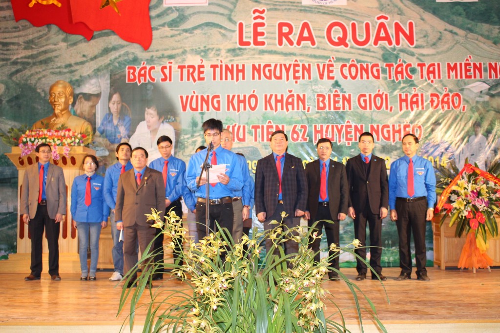 Đài truyền hình Việt Nam đưa tin về lễ Ra quân dự án bác sỹ trẻ