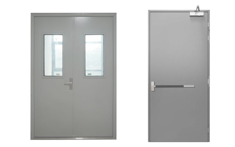 Cửa chống cháy 2 cánh và 1 cánh: Loại nào tốt hơn?