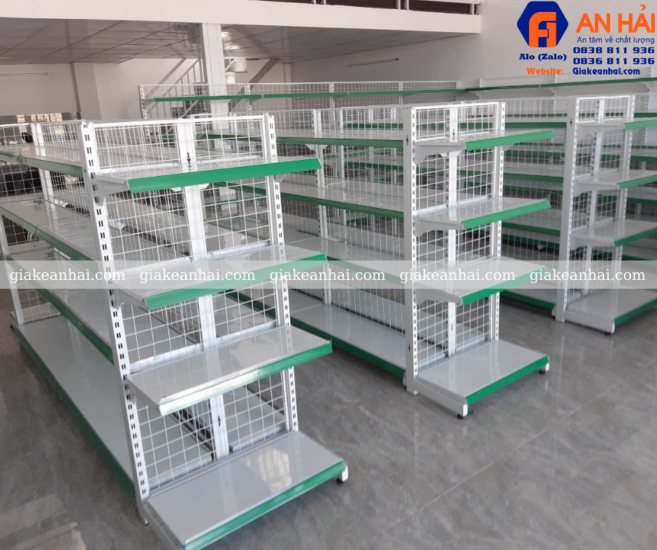 Kệ siêu thị An Hải đa dạng mẫu mã