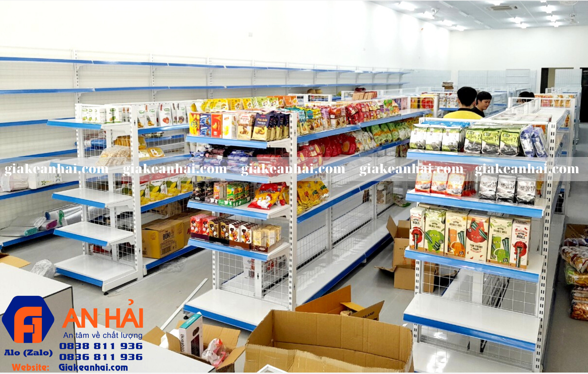 kệ siêu thị tại An Hải