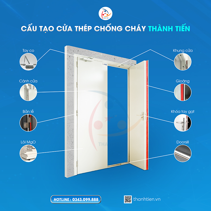 So sánh chi tiết: Cửa thép chống cháy khác gì cửa thép thường?